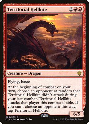 Territorial Hellkite card from Commander 2017