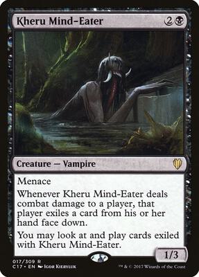 Kheru Mind-Eater card from Commander 2017