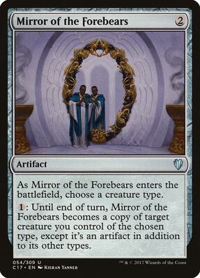 Mirror of the Forebears card from Commander 2017
