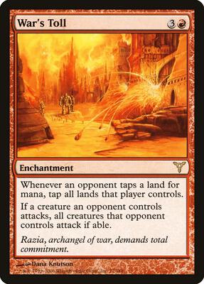 War's Toll card from Dissension