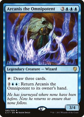 Arcanis the Omnipotent card from Commander 2017