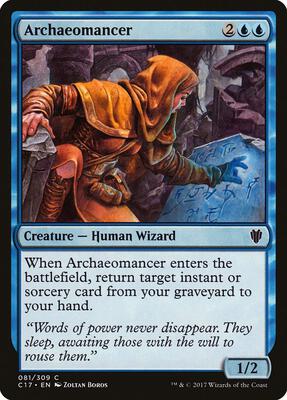 Archaeomancer card from Commander 2017