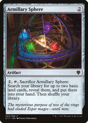 Armillary Sphere card from Commander 2017