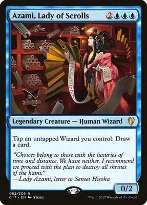 Azami, Lady of Scrolls card from Commander 2017