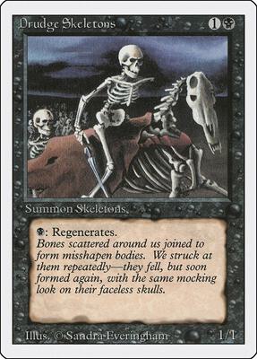 Drudge Skeletons card from Revised Edition