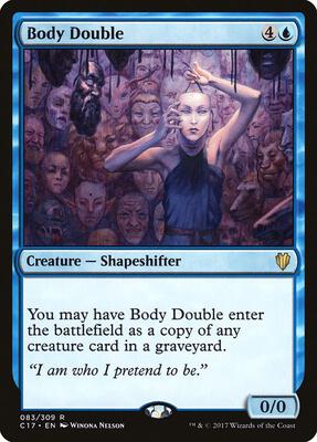 Body Double card from Commander 2017