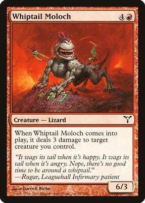 Whiptail Moloch card from Dissension