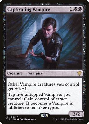 Captivating Vampire card from Commander 2017