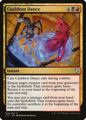 Cauldron Dance card from Commander 2017