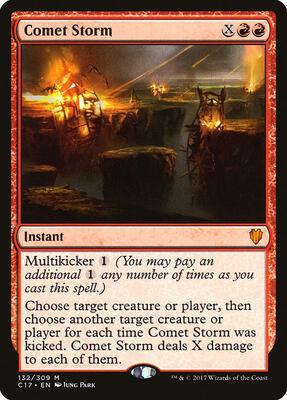 Comet Storm card from Commander 2017