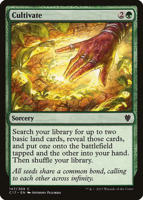 Cultivate card from Commander 2017