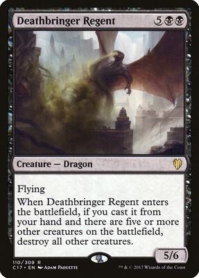 Deathbringer Regent card from Commander 2017