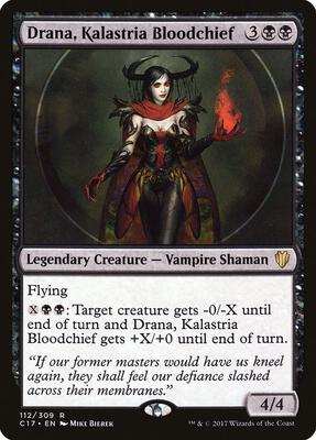 Drana, Kalastria Bloodchief card from Commander 2017
