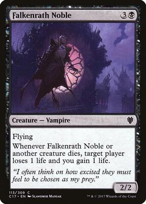 Falkenrath Noble card from Commander 2017
