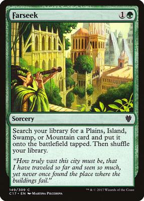 Farseek card from Commander 2017
