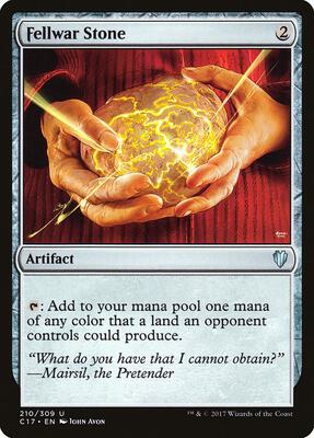 Fellwar Stone card from Commander 2017