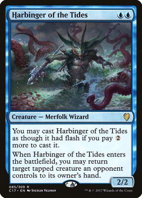 Harbinger of the Tides card from Commander 2017