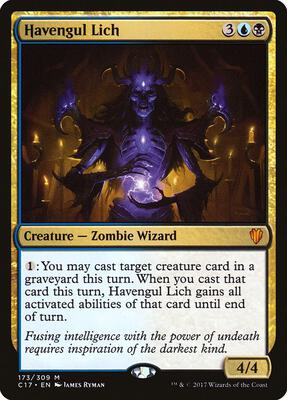 Havengul Lich card from Commander 2017