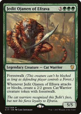 Jedit Ojanen of Efrava card from Commander 2017