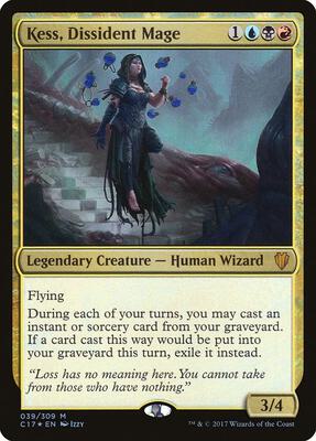 Kess, Dissident Mage card from Commander 2017