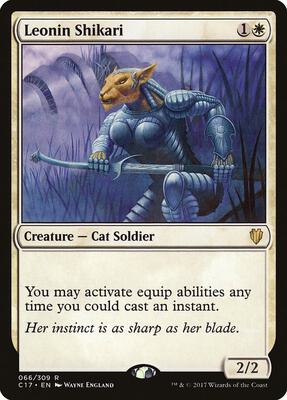 Leonin Shikari card from Commander 2017