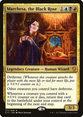 Marchesa, the Black Rose card from Commander 2017