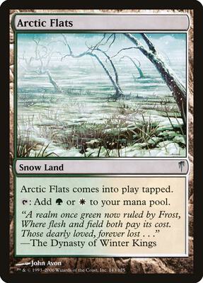 Arctic Flats card from Coldsnap