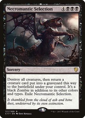 Necromantic Selection card from Commander 2017