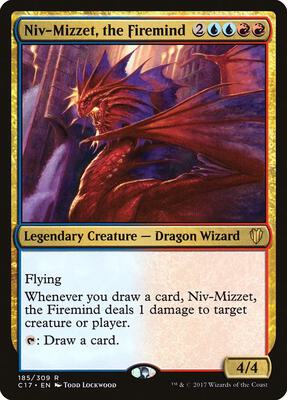 Niv-Mizzet, the Firemind card from Commander 2017