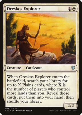 Oreskos Explorer card from Commander 2017