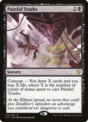 Painful Truths card from Commander 2017