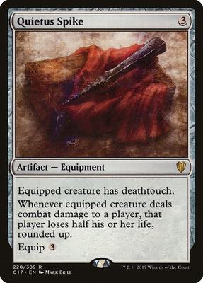 Quietus Spike card from Commander 2017