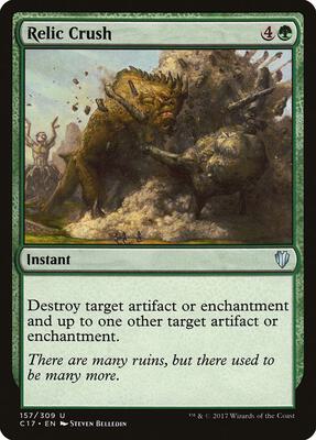Relic Crush card from Commander 2017