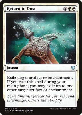 Return to Dust card from Commander 2017