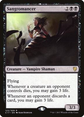 Sangromancer card from Commander 2017