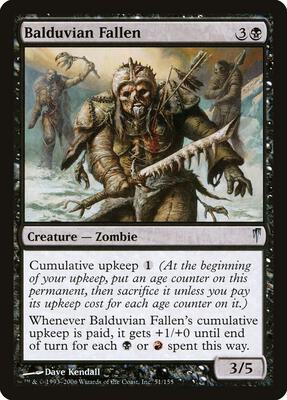 Balduvian Fallen card from Coldsnap