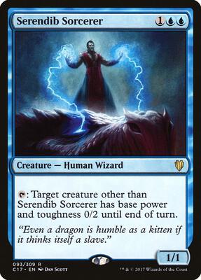 Serendib Sorcerer card from Commander 2017