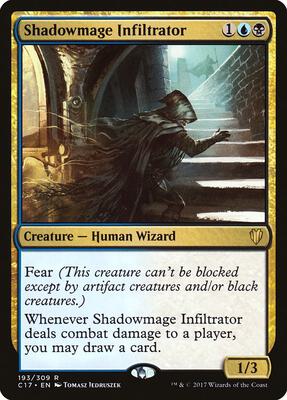 Shadowmage Infiltrator card from Commander 2017