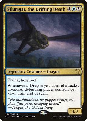 Silumgar, the Drifting Death card from Commander 2017