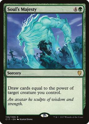 Soul's Majesty card from Commander 2017