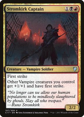 Stromkirk Captain card from Commander 2017