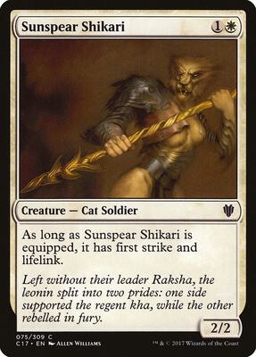 Sunspear Shikari card from Commander 2017