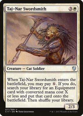 Taj-Nar Swordsmith card from Commander 2017