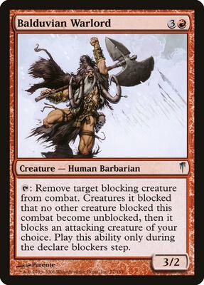 Balduvian Warlord card from Coldsnap