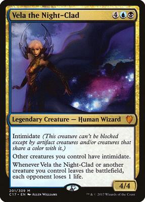 Vela the Night-Clad card from Commander 2017