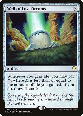 Well of Lost Dreams card from Commander 2017