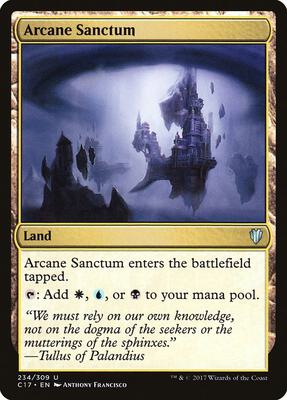 Arcane Sanctum card from Commander 2017