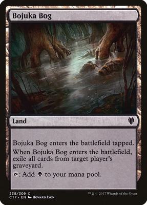 Bojuka Bog card from Commander 2017