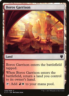 Boros Garrison card from Commander 2017