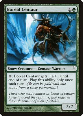 Boreal Centaur card from Coldsnap